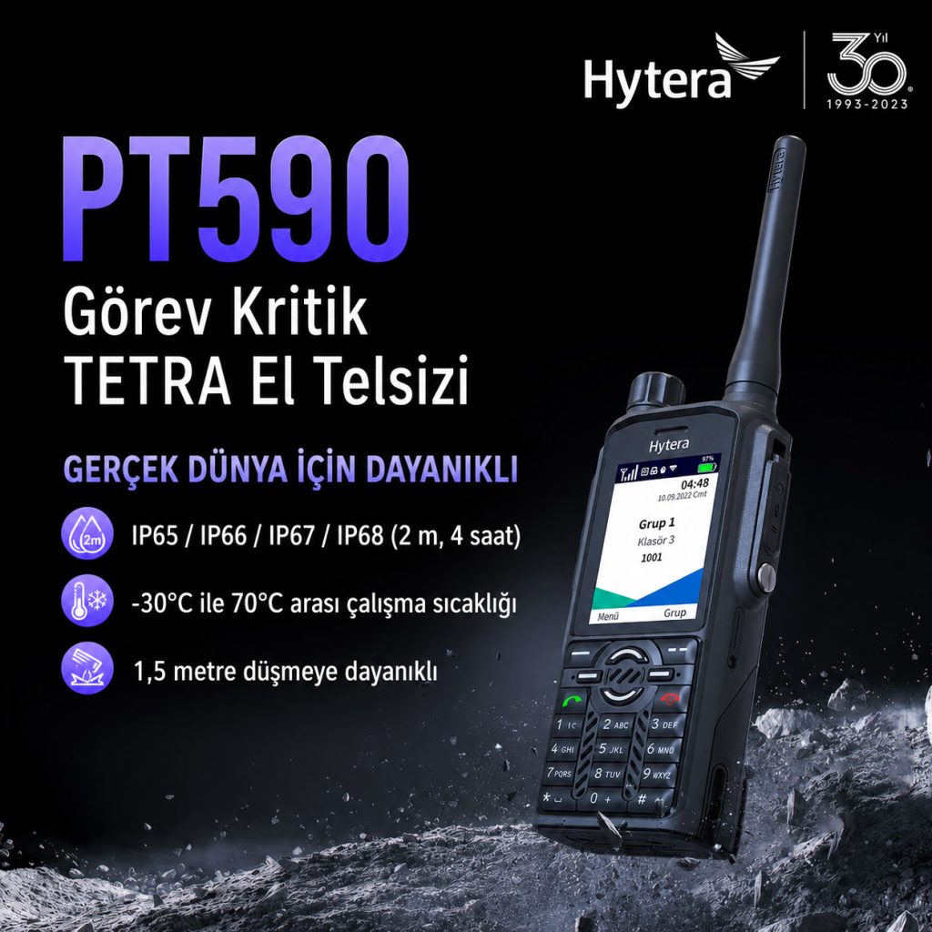 TETRA telsiz seçerken dikkat edilmesi gereken bazı önemli kriterler bulunmaktadır. Kullanım alanına uygun kapsama kapasitesi, şifreleme özellikleri, pil performansı ve cihaz dayanıklılığı seçim sürecinde önemlidir. Ayrıca GPS desteği, grup haberleşme özelliği ve acil durum alarm sistemi gibi fonksiyonlar profesyonel kullanım açısından büyük avantaj sağlar. Sonuç olarak TETRA telsiz sistemleri, güvenli, hızlı ve kesintisiz haberleşme ihtiyacı olan kurumlar için gelişmiş iletişim çözümleri sunmaktadır. Yüksek güvenlik standartları, güçlü kapsama alanı ve gelişmiş dijital haberleşme özellikleri sayesinde birçok kritik sektörde aktif olarak kullanılmaktadır. Özellikle kamu güvenliği, ulaşım, enerji ve savunma alanlarında TETRA telsiz çözümleri profesyonel haberleşmenin temel unsurlarından biri olmaya devam etmektedir.