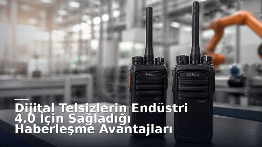 Dijital Telsizlerin Endüstri 4.0 İçin Sağladığı Haberleşme Avantajları