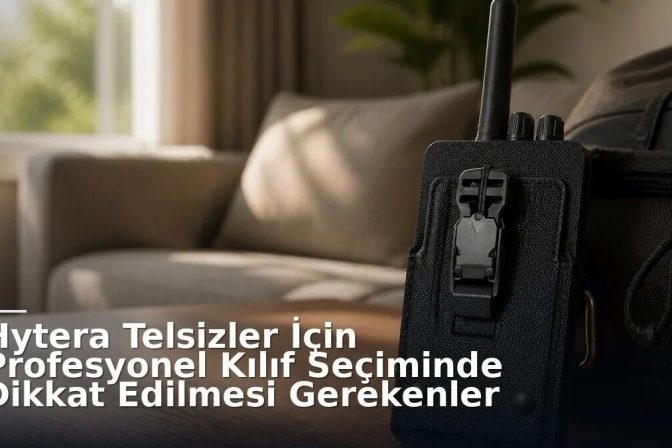 Hytera Telsizler İçin Profesyonel Kılıf Seçiminde Dikkat Edilmesi Gerekenler