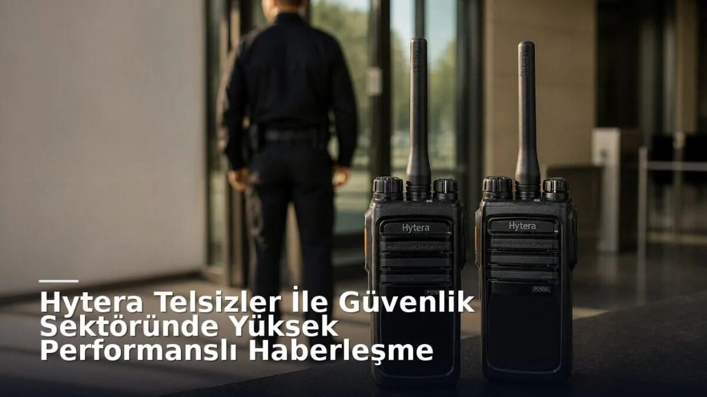 Hytera Telsizler İle Güvenlik Sektöründe Yüksek Performanslı Haberleşme